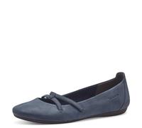 Tamaris Donna ballerina con cinturino piatta blu 39 EU