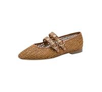 Tamaris Donna ballerina con cinturino piatta marrone 39 EU