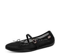Tamaris Donna ballerina con cinturino piatta nero 38 EU