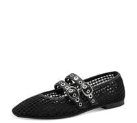 Tamaris Donna ballerina con cinturino piatta nero 39 EU