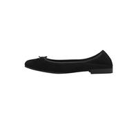 Tamaris Donna Ballerina Leder Bequem, Black Suede, 40 EU