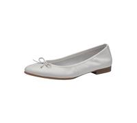 Tamaris Donna ballerina pelle piatta bianco 41 EU