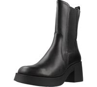 Tamaris Donna Chelsea Leder Blockabsatz Bequem, Black, 36 EU