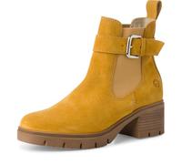 Tamaris Donna Chelsea Leder Blockabsatz Bequem, Yellow, 41 EU