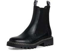Tamaris Donna Chelsea Leder Wechselfußbett, Black, 42 EU