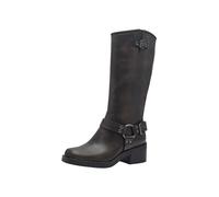 Tamaris Donna Langschaft-Stiefel Blockabsatz Vegan, Cigar, 37 EU
