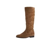Tamaris Donna Langschaft-Stiefel Leder Blockabsatz Bequem, Brown, 40 EU