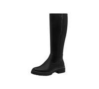 Tamaris Donna Langschaft-Stiefel Vegan, Black, 36 EU