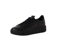 Tamaris Donna Low 1-23708-45 Sneaker, Black Leather, 39 EU, Pelle Nera, 39 EU