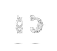 Tamaris donna orecchini a cerchio TJ-0707-E-22 aus 925 argento in argento