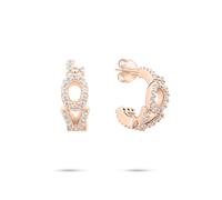 Tamaris donna orecchini a cerchio TJ-0709-E-22 aus 925 argento in IP oro rosa