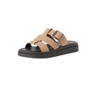 Tamaris Donna pantolette con tacco a zeppa in pelle beige 38 EU