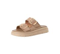 Tamaris Donna pantolette con tacco a zeppa in pelle beige 41 EU