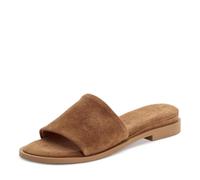 Tamaris Donna pantolette in pelle piatte marrone 38 EU