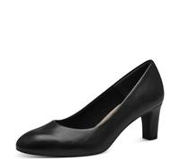 Tamaris Donna Pumps Blockabsatz Vegan, Black Matt, 39 EU