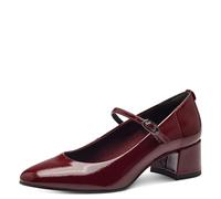 Tamaris Donna Pumps Blockabsatz Vegan, Merlot, 39 EU