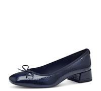 Tamaris Donna Pumps Blockabsatz Vegan, Navy, 37 EU
