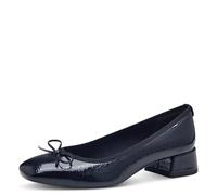 Tamaris Donna Pumps Blockabsatz Vegan, Navy, 38 EU