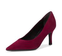 Tamaris Donna Pumps Leder, Stilettoabsatz Bequem, Red Structure, 40 EU