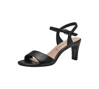 Tamaris Donna Sandal Heel Synthetik, Black Matt, 36 EU