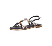 Tamaris Donna Sandali, Signora Sandali,TOUCHit,Scarpa Estiva,Sandalo Estivo,Comodo,Piatto,Navy Comb,39 EU