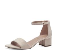 Tamaris Donna Sandal Heel Textil, Nude, 37 EU