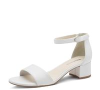 Tamaris Donna sandalo con tacco a blocco bianco 38 EU