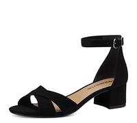 Tamaris Donna sandalo con tacco a blocco nero 39 EU