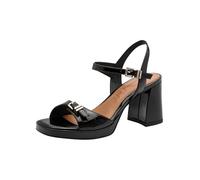 Tamaris Donna sandalo con tacco a blocco nero 39 EU