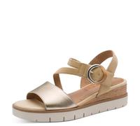 Tamaris Donna sandalo con zeppa beige 36 EU