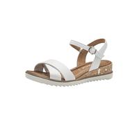 Tamaris Donna sandalo con zeppa bianco 40 EU