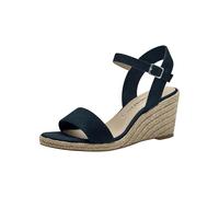 Tamaris Donna sandalo con zeppa blu 40 EU