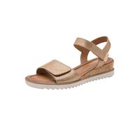 Tamaris Donna sandalo con zeppa metallico 37 EU