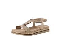 Tamaris Donna sandalo con zeppa metallico 40 EU