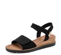 Tamaris Donna sandalo con zeppa nero 38 EU