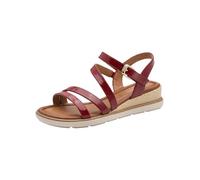 Tamaris Donna sandalo con zeppa rosso 41 EU