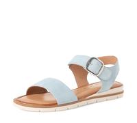 Tamaris Donna sandalo pelle piatto blu 37 EU