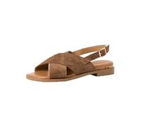 Tamaris Donna sandalo pelle piatto marrone 40 EU
