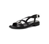Tamaris Donna sandalo pelle piatto nero 38 EU