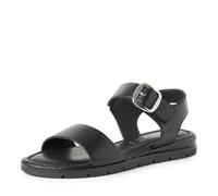 Tamaris Donna sandalo pelle piatto nero 38 EU
