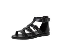 Tamaris Donna sandalo pelle piatto nero 41 EU