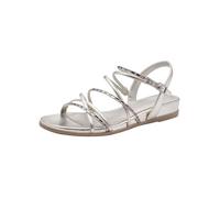 Tamaris Donna sandalo piatto metallico 42 EU