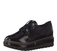 Tamaris Donna Scarpe Stringate, Signora Scarpa da Affari,Scarpa Bassa,Lacci,Acer,Classico,Elegante,Maroon Patent,40 EU / 6.5 UK