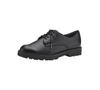 Tamaris Donna Schnür-Halbschuh Vegan, Black Matt, 40 EU
