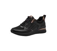 Tamaris Donna Sneaker Vegan, Black/Copper, 40 EU