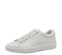 Tamaris Donna Sneaker Vegan, White Uni, 37 EU