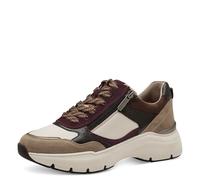 Tamaris Donna Sneaker Wechselfußbett, Camel Combined, 39 EU
