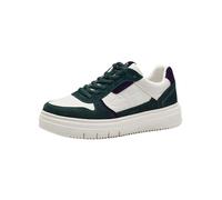 Tamaris Donna Sneaker Wechselfußbett, Green Combined, 38 EU