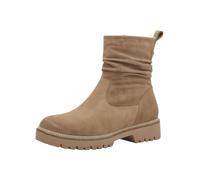 Tamaris Donna Stiefelette Leder Bequem, Beige, 42 EU