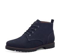 Tamaris Donna Stiefelette Leder Bequem, Navy, 40 EU